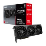 ASUS Prime Radeon RX 9060 XT 16GB OC Edition GDDR6 3x Fan Graphics Card
