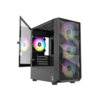 TAG GAMERZ COMPUTER CASE-PULSER BLACK WITHOUT PSU