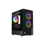 TAG GAMERZ COMPUTER CASE-EVA BLACK WITHOUT PSU