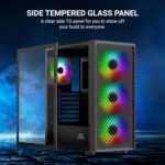Ant Esports 211 Air Mid-Tower Cabinet - Black - Image 5