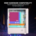 Ant Esports 211 Air Mid-Tower Cabinet - White - Image 3