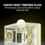 Ant Esports Crystal ARC Cabinet – White - Image 3