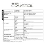 Ant Esports Crystal Cabinet – White - Image 5