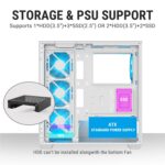 Ant Esports Crystal X7 Cabinet – White - Image 3