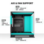 Ant Esports Crystal Z2 Cabinet – Black - Image 2
