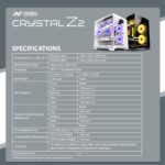 Ant Esports Crystal Z2 Cabinet – Black - Image 4