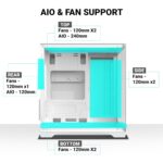 Ant Esports Crystal Z2 Cabinet – White - Image 2