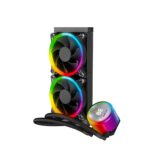Ant Esports ICE Chroma-240 240mm AIO I CPU Liquid Cooler – Black - Image 2