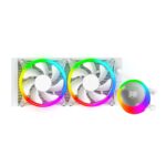 Ant Esports ICE Chroma-240 240mm AIO I CPU Liquid Cooler – White