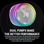 Ant Esports ICE Chroma-240 240mm AIO I CPU Liquid Cooler – White - Image 5