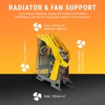 Ant Esports Cypher G7 Cabinet - Black-Yellow - Image 5