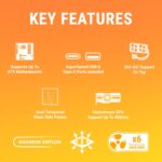 Ant Esports Cypher G7 Cabinet - Black-Yellow - Image 6