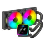 Ant Esports ICE Flow-240 240mm AIO I CPU Liquid Cooler – Black