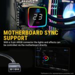 Ant Esports ICE Flow-360 360mm AIO I CPU Liquid Cooler – Black - Image 5