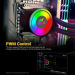 Ant Esports ICE-240 240mm AIO I CPU Liquid Cooler - Black - Image 4