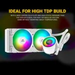 Ant Esports ICE-240 240mm AIO I CPU Liquid Cooler – White - Image 2