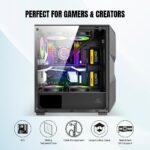 Ant Esports ICE- 300 Mesh Cabinet - Black - Image 2