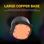 Ant Esports ICE-360 360mm AIO I CPU Liquid Cooler – Black - Image 4