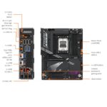 GIGABYTE X870 AORUS ELITE WIFI7 Supports AMD Ryzen 9000/8000/7000 Series Processors ATX DDR5 Motherboard - Image 3
