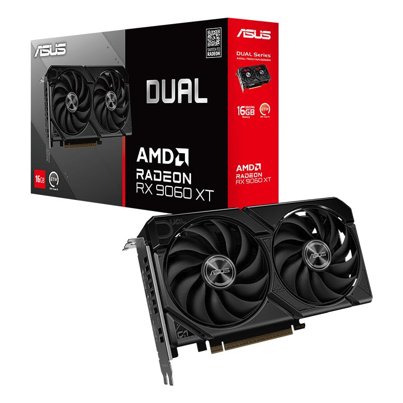 ASUS Dual Radeon RX 9060 XT 16GB GDDR6 GPU - Image 1
