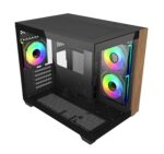 Cooler Master Elite 481 Wood Cabinet- Black - Image 3