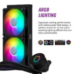 Cooler Master MasterLiquid ML240L ARGB V2 CPU Liquid Cooler - Black - Image 4