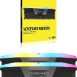 CORSAIR Vengeance RGB 32GB (2x16GB) 6000MHz CL36 Memory DDR5 RAM - Gray