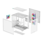 Deepcool CG530 4F ARGB ATX Cabinet - White - Image 4