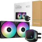 Deepcool Gammaxx LE520 240mm CPU Liquid Cooler AIO – Black