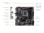 Gigabyte B650M D3HP AX WIFI Supports AMD Ryzen 7000/8000 Series Processors mATX DDR5 Motherboard - Image 2