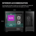 GAMDIAS Atlas M1 ATX w/Display Cabinet - Black - Image 3