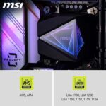 MSI MAG CORELIQUID L360 360mm CPU Liquid Cooler AIO – Black - Image 4
