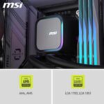 MSI MAG CORELIQUID A13 360mm CPU Liquid Cooler AIO – Black - Image 4