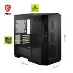 MSI MAG PANO M100R Cabinet - Black - Image 2