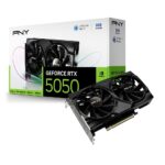 PNY NVIDIA GeForce RTX™ 5050 8GB Dual Fan , GDDR6 SFF Ready Graphics Card