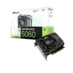 PNY NVIDIA GeForce RTX™ 5060 Single Fan,8GB GDDR7 , DLSS 4 Graphics Card