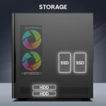 TAG Gamerz Aurora Cabinet - Black - Image 4