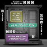 TAG Gamerz Luminor Cabinet - Black - Image 3