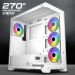 TAG Gamerz Luminor Cabinet - White - Image 2