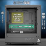 TAG Gamerz Starlight Cabinet -  Black - Image 2