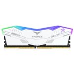 TeamGroup T-Force Delta RGB 16GB 5600MHz CL36 DDR5 Desktop Gaming Memory RAM - White