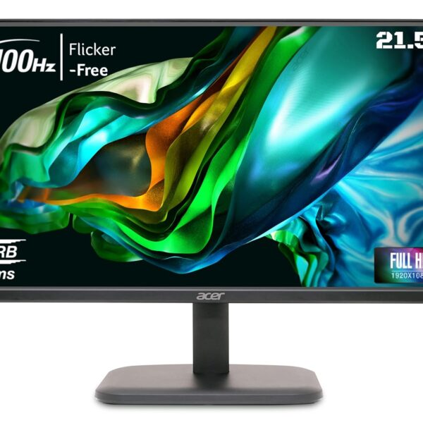 Acer EK220Q 21.5 Inch Full HD (1920x1080) Pixels VA Panel LCD Monitor with LED Back Light I 100Hz Refresh